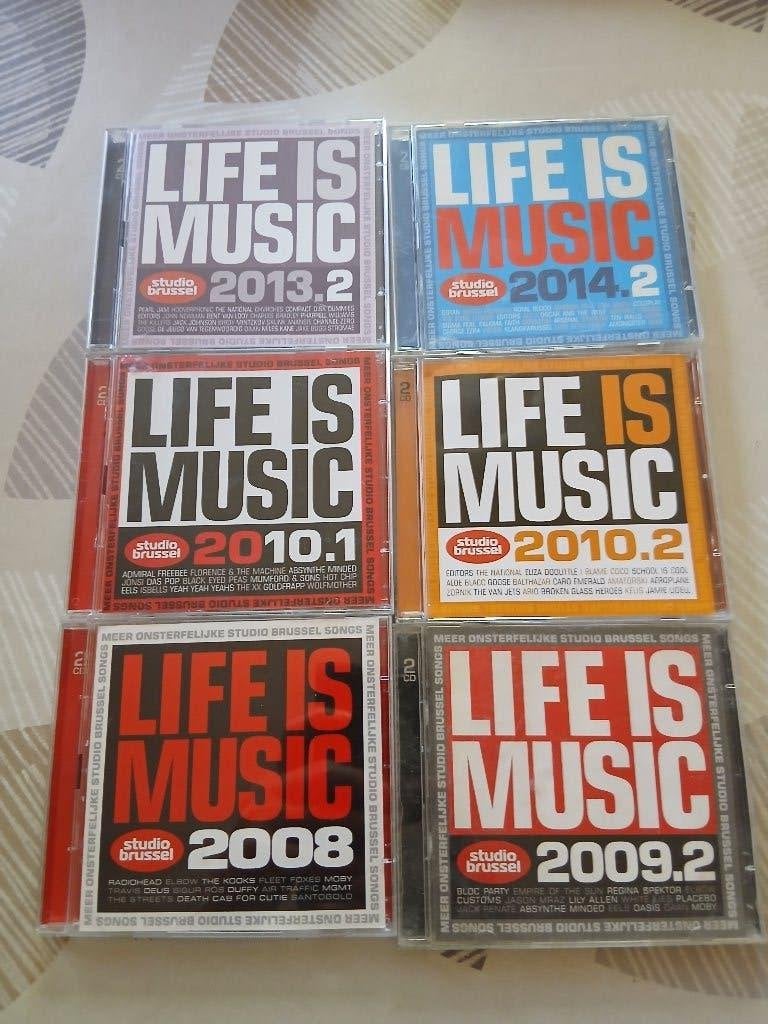 Studio Brussel. Life is Music. 6 uitgaves., CD & DVD, CD | Pop, Comme neuf, Pop, Enlèvement ou Envoi