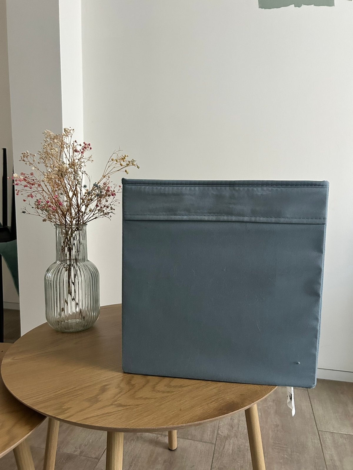Blauwe Dröna opbergbakken voor Kalax kast IKEA (4 stuks), Ophalen, Mand, Textiel, Zo goed als nieuw