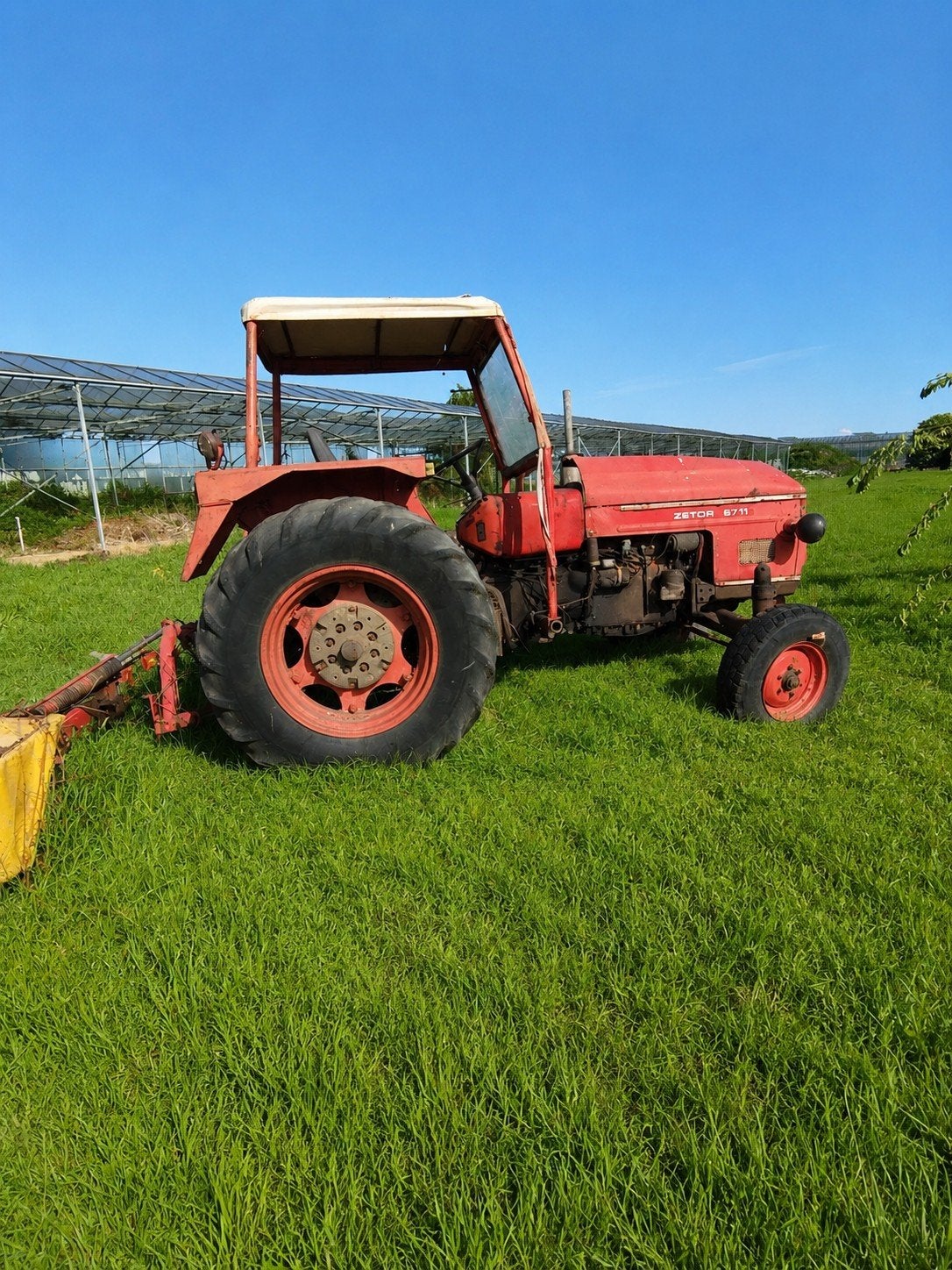 zetor 6711 met maaibalk, Enlèvement