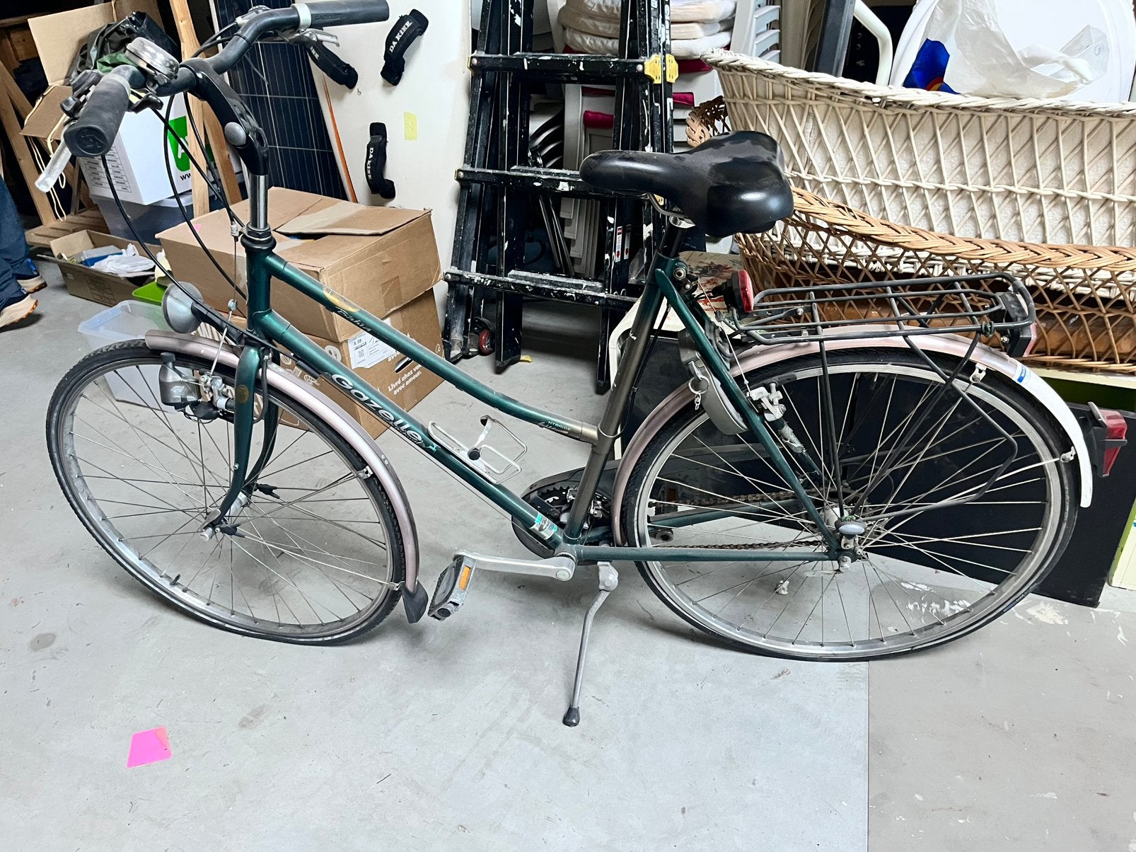 Damesfiets, Fietsen en Brommers, Fietsen | Dames | Damesfietsen, Ophalen, Gebruikt, Gazelle