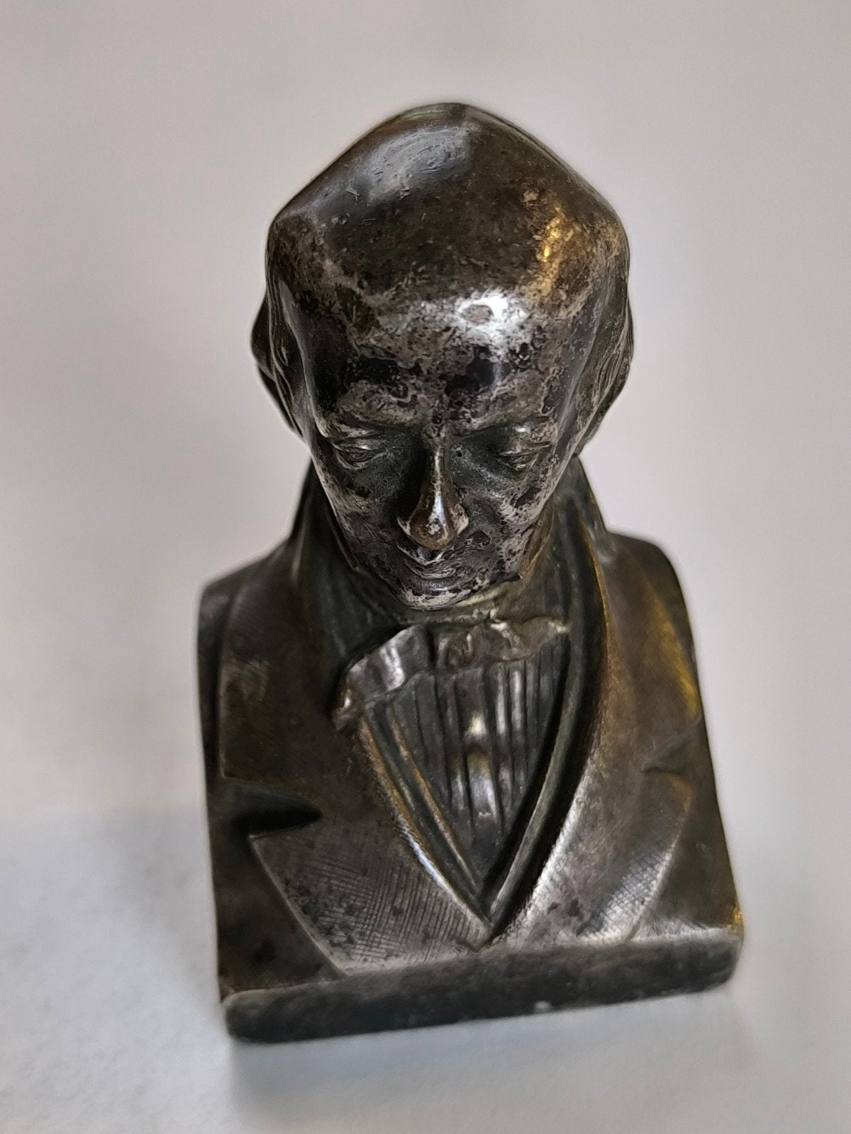 Metalen buste Chopin, Enlèvement ou Envoi, Métal, Buste