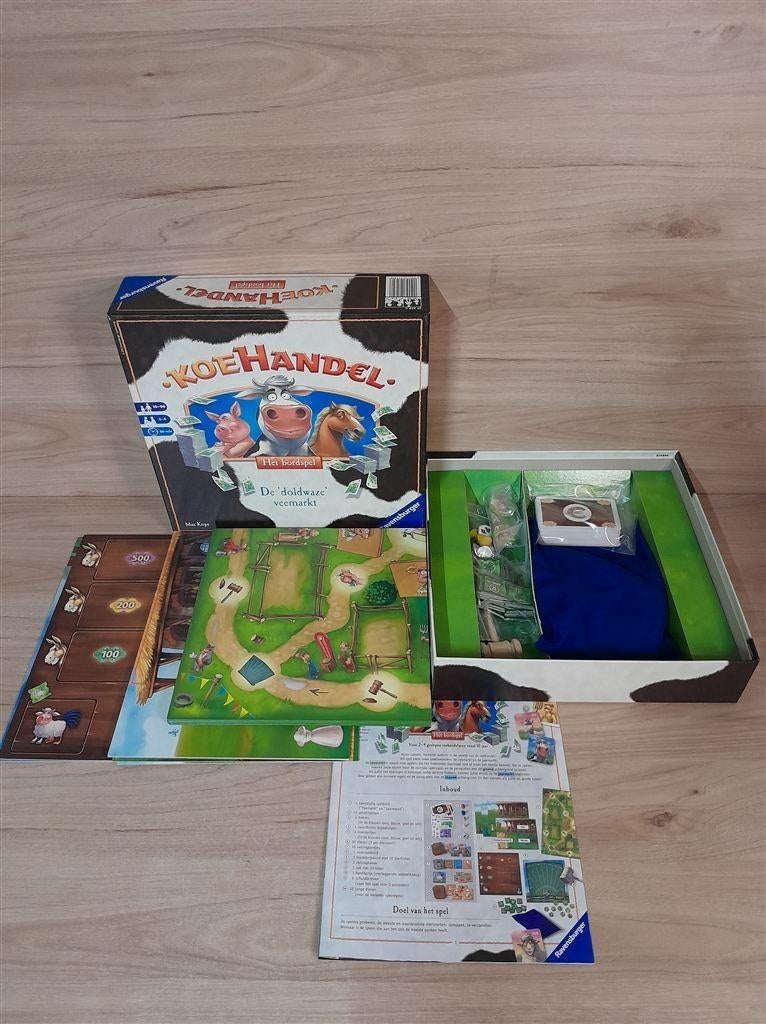 koehandel het bordspel - s5678, Hobby en Vrije tijd, Verzenden, Zo goed als nieuw