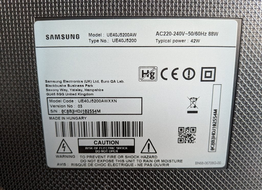 Écran de télévision, LED, Comme neuf, Enlèvement, Smart TV