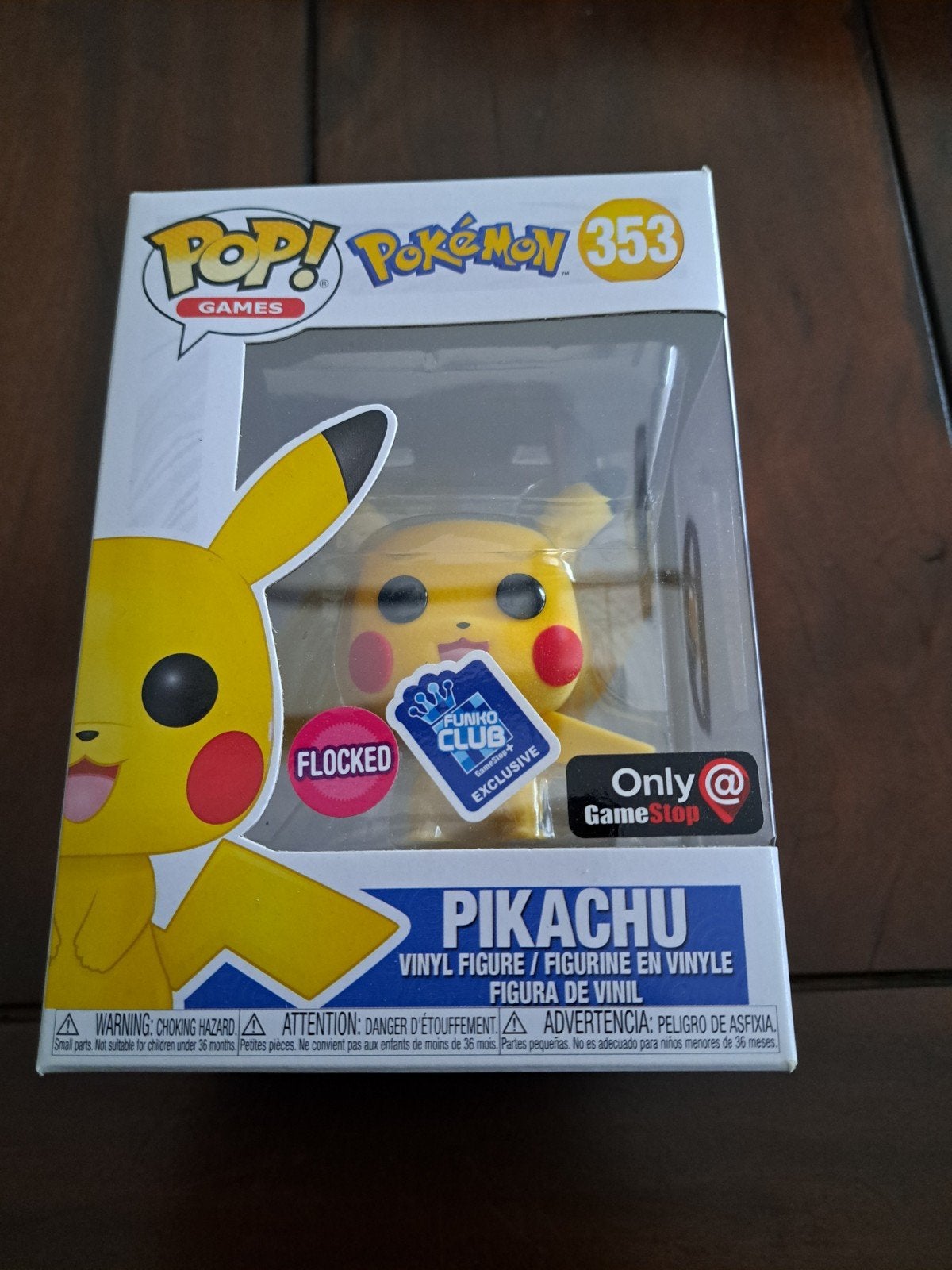 Jeux funko : Pokémon - Pikachu (Flocked) #353, Enlèvement ou Envoi, Neuf, Autres types