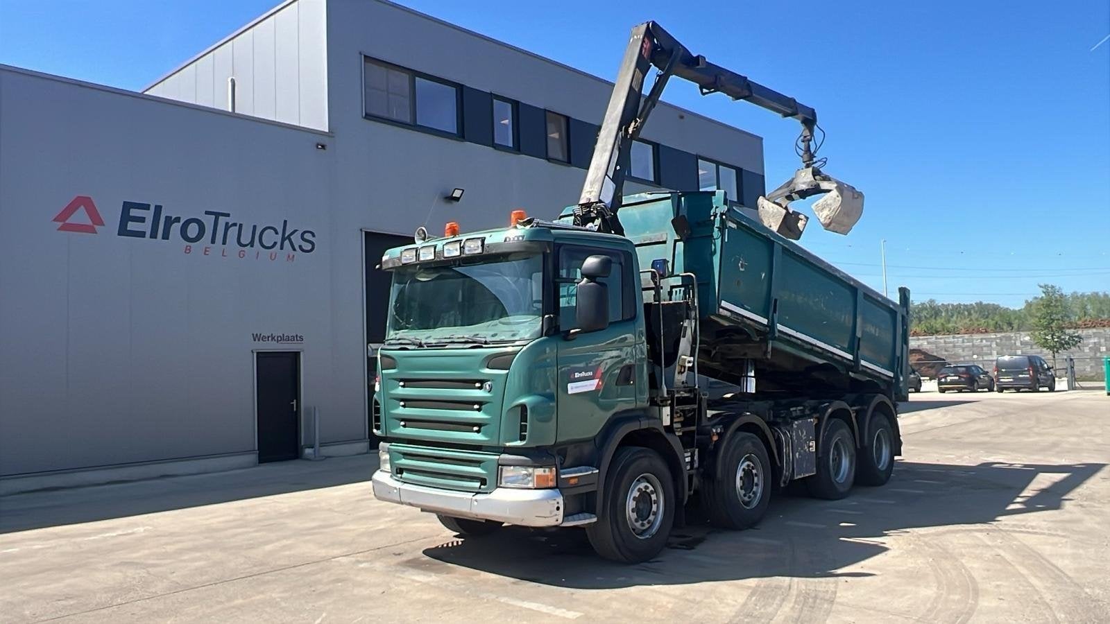 Scania G 380 (EURO 5 / BIG HUB / STEEL SUSP / HMF 1643 / BEL, Auto's, Vrachtwagens, Automaat, Euro 5, Achterwielaandrijving, Elektrische ramen