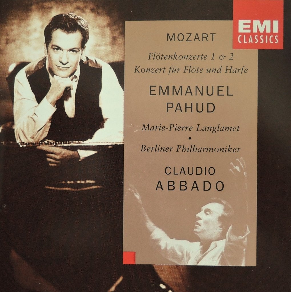 Fluitconcerten / Mozart - Pahud / BP / Abbado - EMI - 1996, Cd's en Dvd's, Cd's | Klassiek, Mozart, Ophalen of Verzenden, Zo goed als nieuw