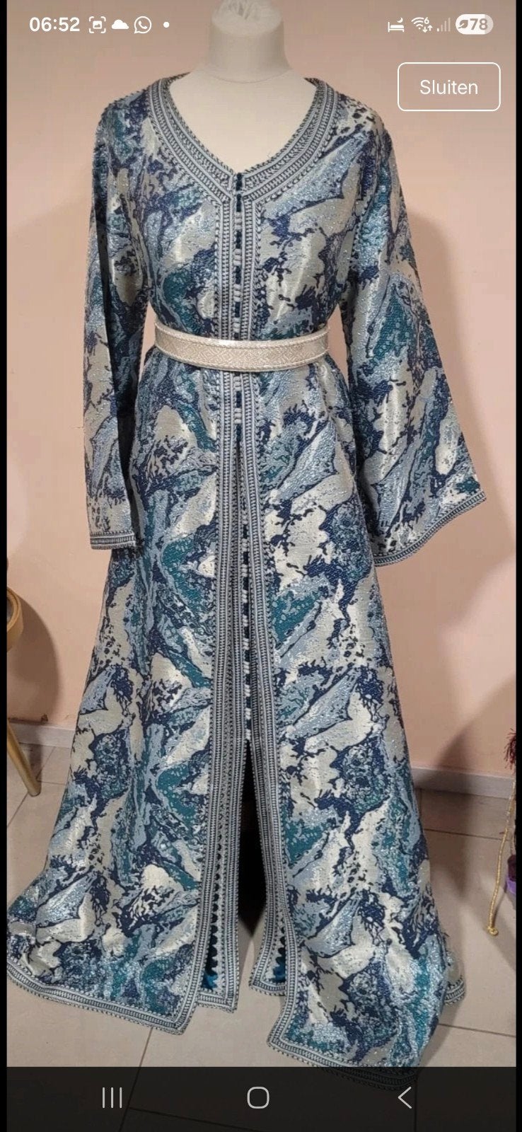 lebsa, takshita, marokkaanse jurk, Kleding | Dames, Galajurk, Meerkleurig, Maat 46/48 (XL) of groter, Ophalen of Verzenden