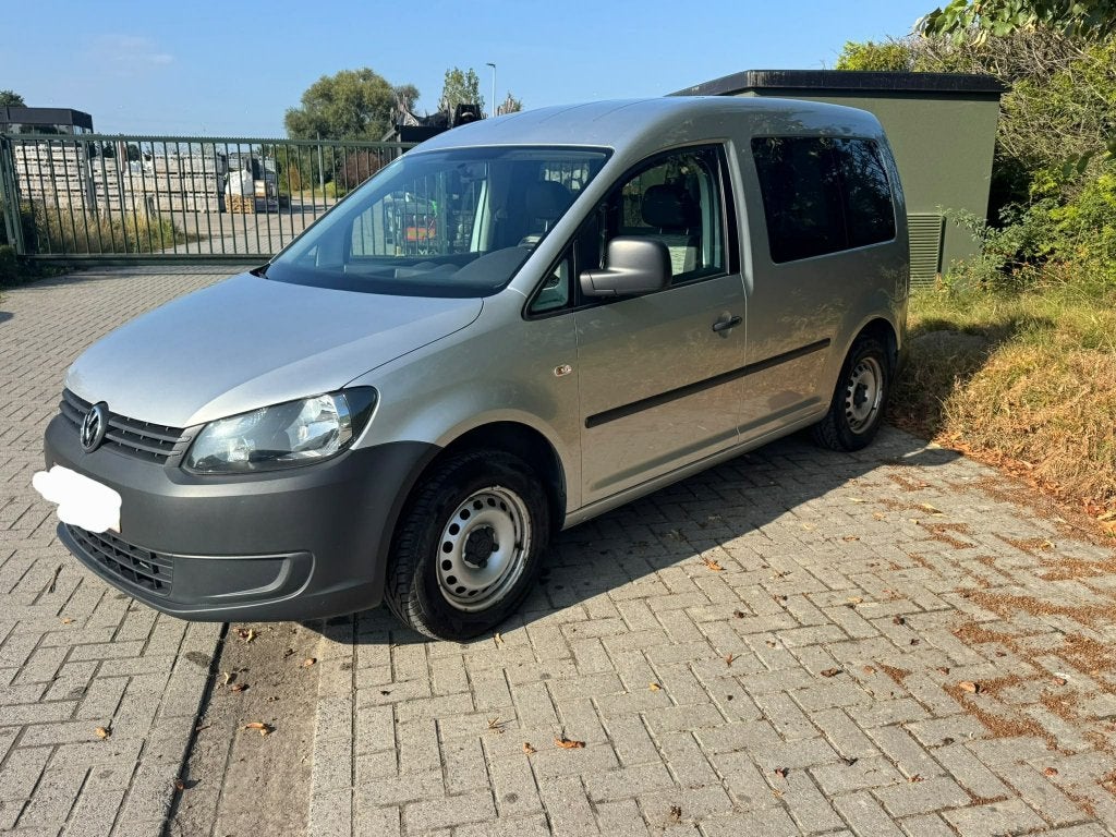 Volkswagen Caddy (1.6 CR TDi Startline), Auto's, Voorwielaandrijving, Stof, 4 cilinders, Grijs