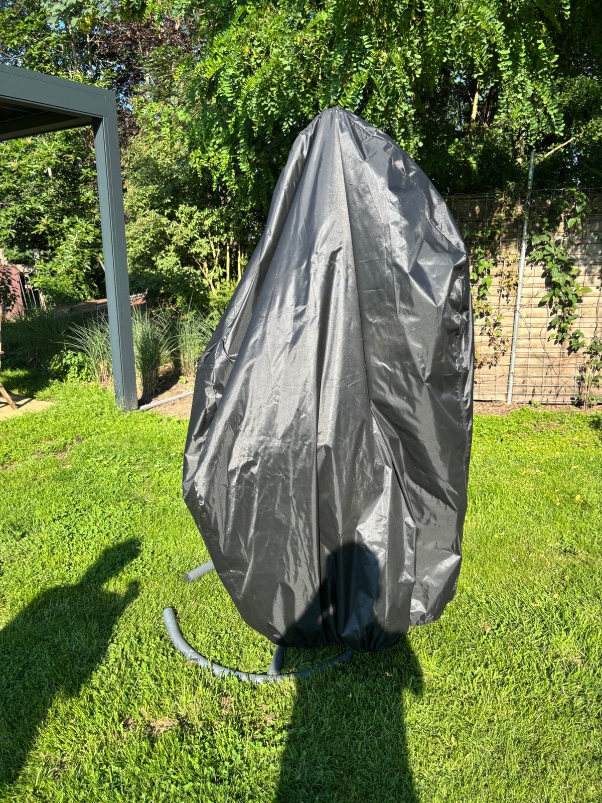 Hangstoel in macramé met nieuw kussen. De hangstoel nieuw, Ophalen, Nieuw