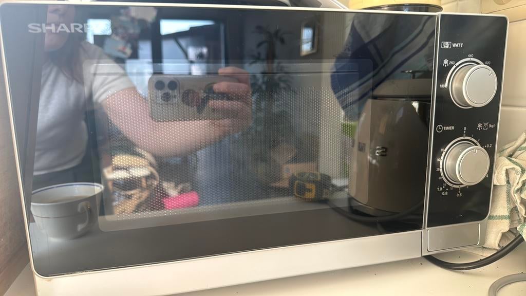 Microgolf, Elektronische apparatuur, Ophalen, Gebruikt, Draaiplateau, Vrijstaand