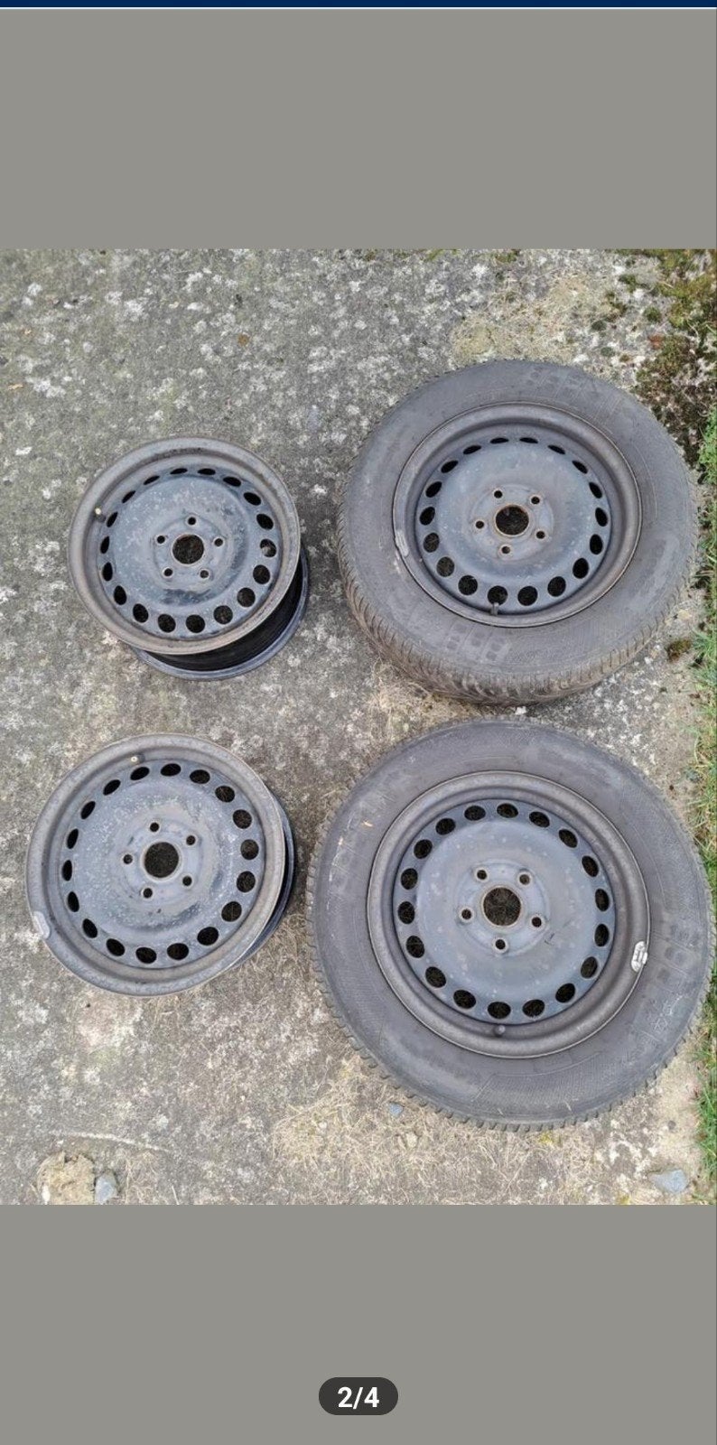 4 jantes en tôle 6 J  15, Autos : Pièces & Accessoires, Enlèvement, Pneu(s)