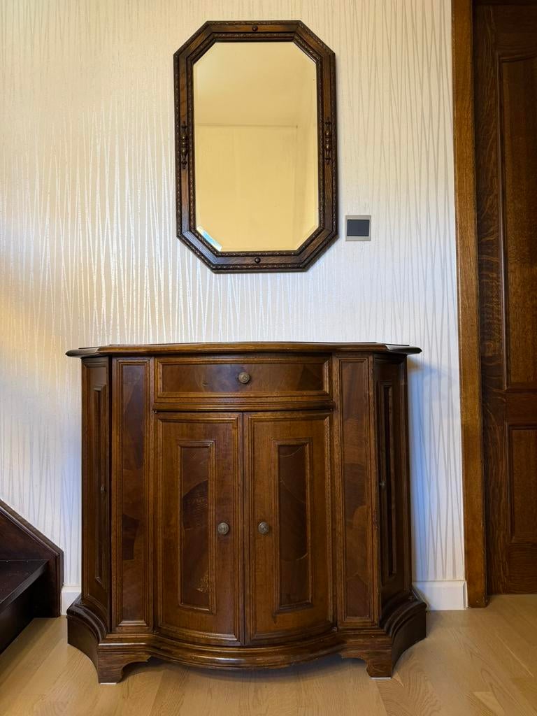 Commode + spiegel, Antiek en Kunst, Ophalen