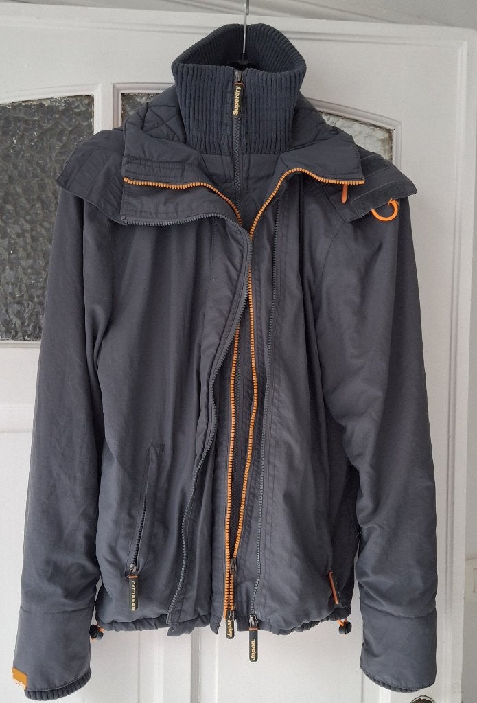 Veste Superdry Homme – Taille M – Très bon état, Enlèvement ou Envoi, Comme neuf, Bleu, Taille 48/50 (M)