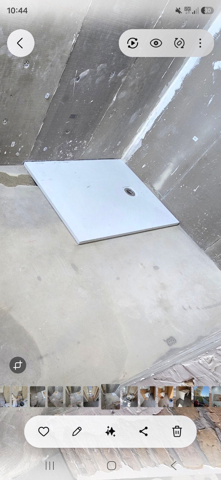 douchebak 1200 op 900, Doe-het-zelf en Bouw, Ophalen