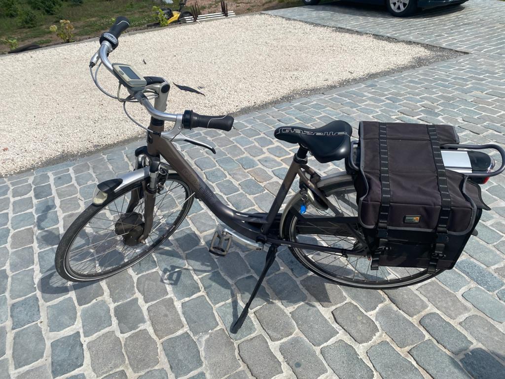 Gazelle orange elektrische damesfiets, Fietsen en Brommers, Elektrische fietsen, Ophalen, Zo goed als nieuw, Gazelle