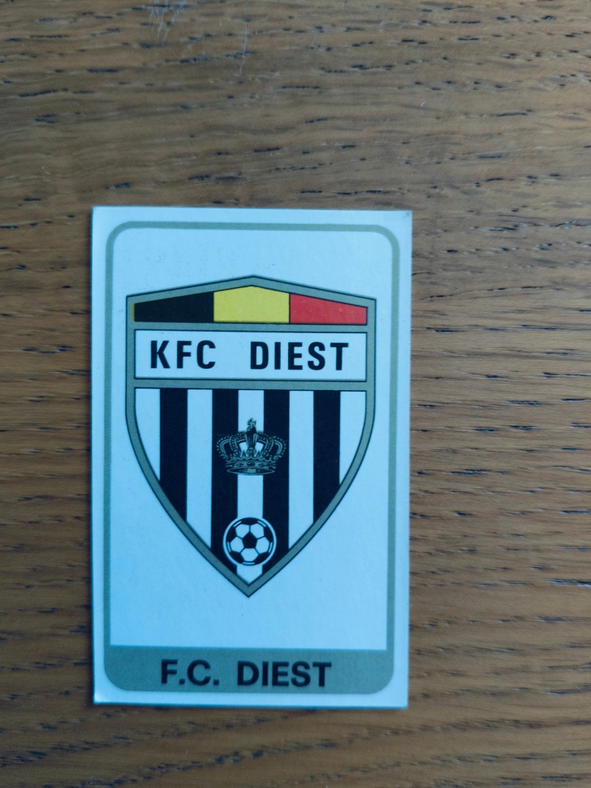 Panini Football 1972-1973 embleem KFC Diest, Ophalen of Verzenden