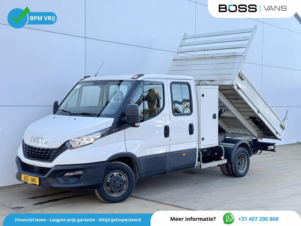 Iveco Daily 35C14 2.3 Kipper Dubbele Cabine Dubbellucht 3,5t, 4 deurs, Gebruikt, Zwart, Iveco
