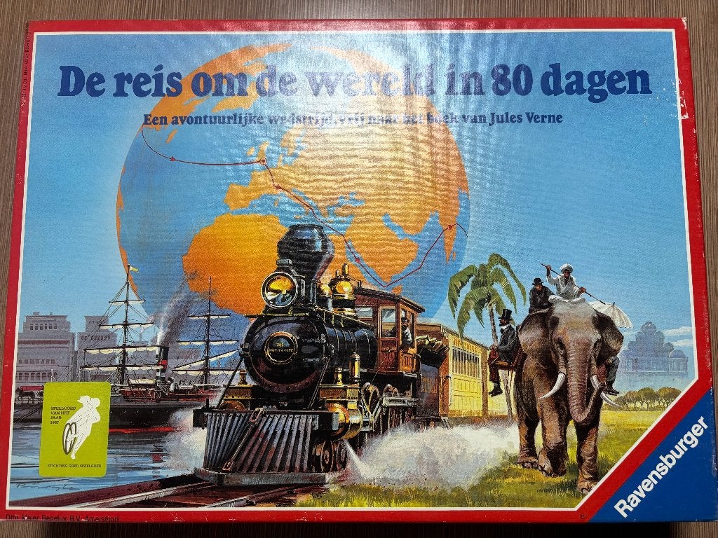 De reis om de wereld in 80 dagen, Een of twee spelers, Ophalen of Verzenden, Gebruikt, Ravensburger