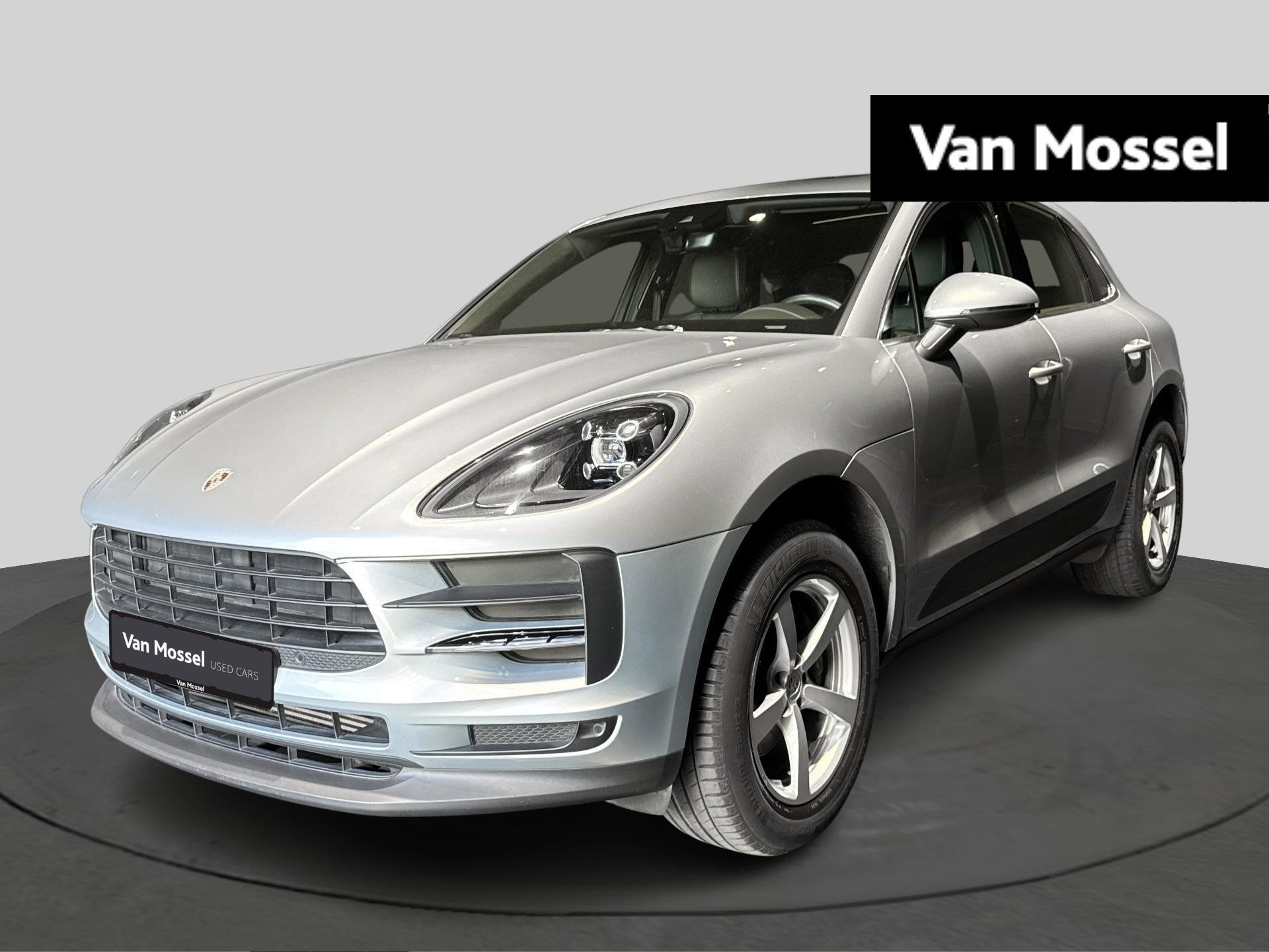 Porsche Macan 2.0 Turbo PDK + LEDER-ALCANTARA + APP CONNECT, Autos, Porsche, Argent ou Gris, 227 g/km, Entreprise, 2000 kg