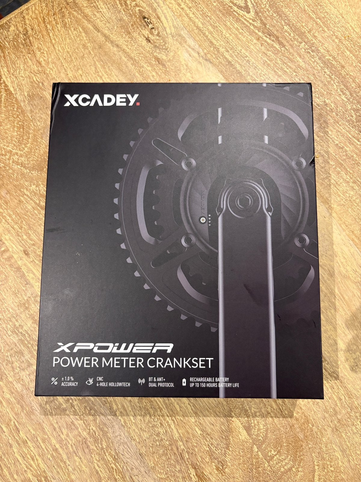 Xcadey crank (170mm, dubbele powermeter), Fietsen en Brommers, Ophalen, Zo goed als nieuw, Crankstel of Pedalen