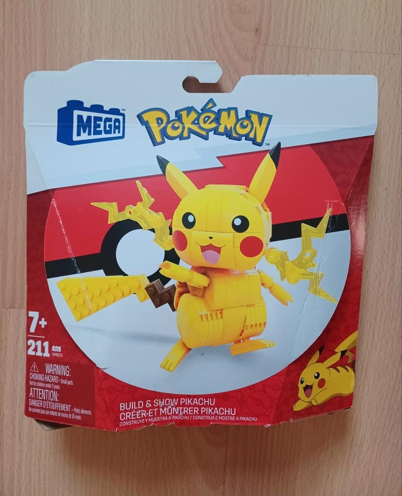Pokémon Pikachu Mega Construx Bouwset, Enfants & Bébés, Jouets | Blocs de construction, Comme neuf, Megabloks, Enlèvement