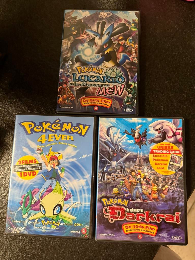 Pokemon films, Alle leeftijden, Overige typen, Ophalen of Verzenden, Zo goed als nieuw