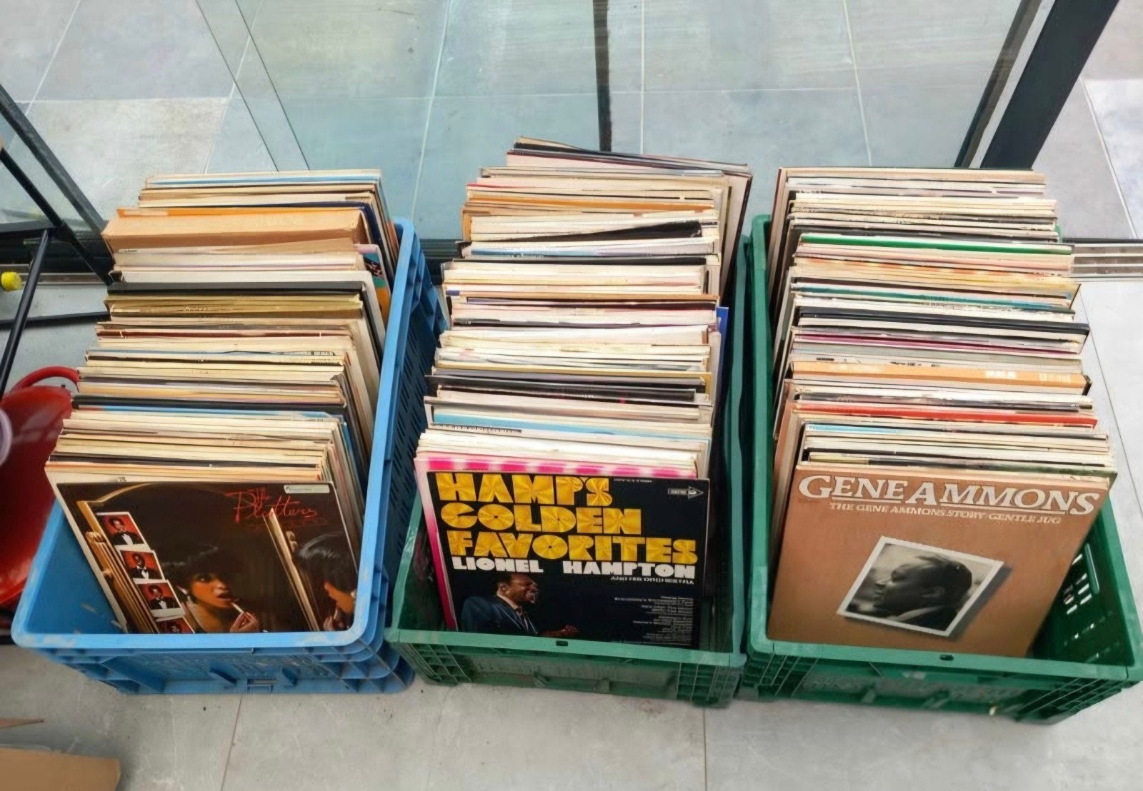 +- 350 lp's, Ophalen, LP