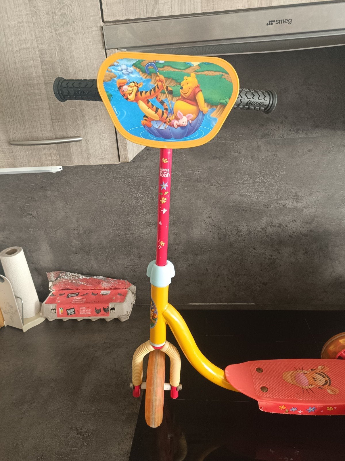 step driewieler van winnie thé pooh, Ophalen, Gebruikt, Gewone step, Winnie thé pooh