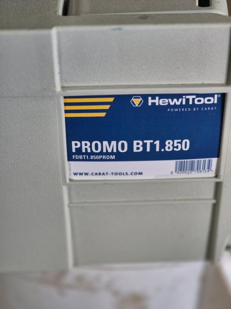 HewiTool BT 1.850, Enlèvement