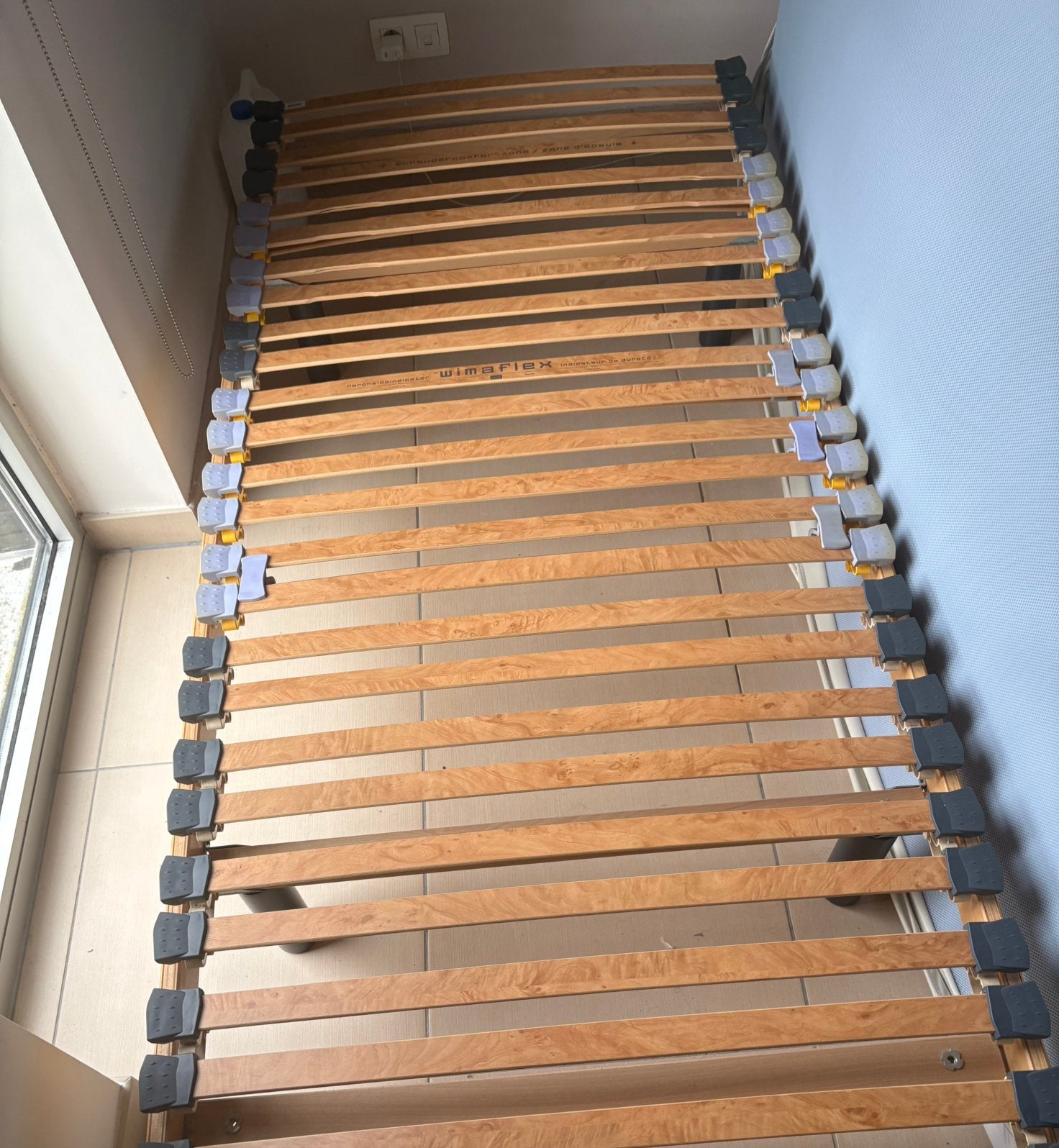 Gratis 1 pers lattenbodem, Huis en Inrichting, Ophalen, Gebruikt, 200 cm