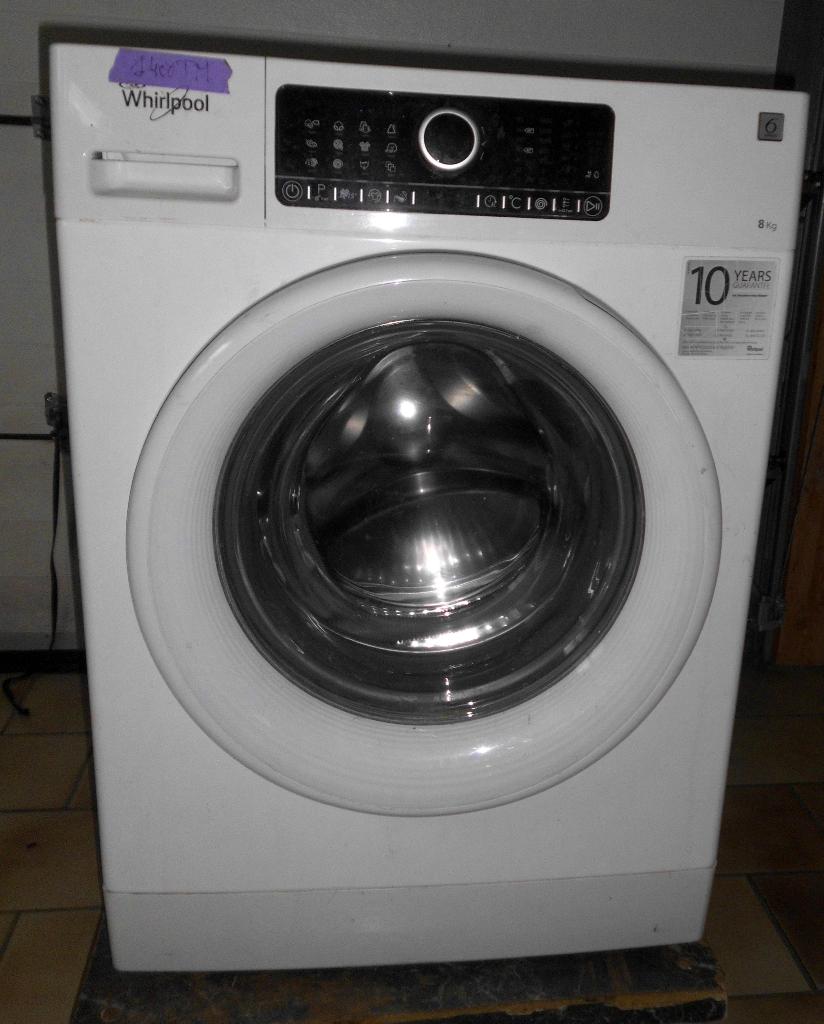 wasmachiene whirlpool fscr80417, Elektronische apparatuur, Ophalen, Zo goed als nieuw, Voorlader, 85 tot 90 cm