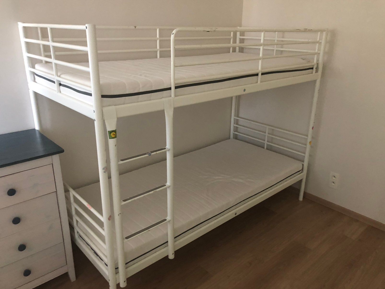 Stapelbed (Ikea) - met of zonder gebruikte matras, Ophalen, Gebruikt, Stapelbed