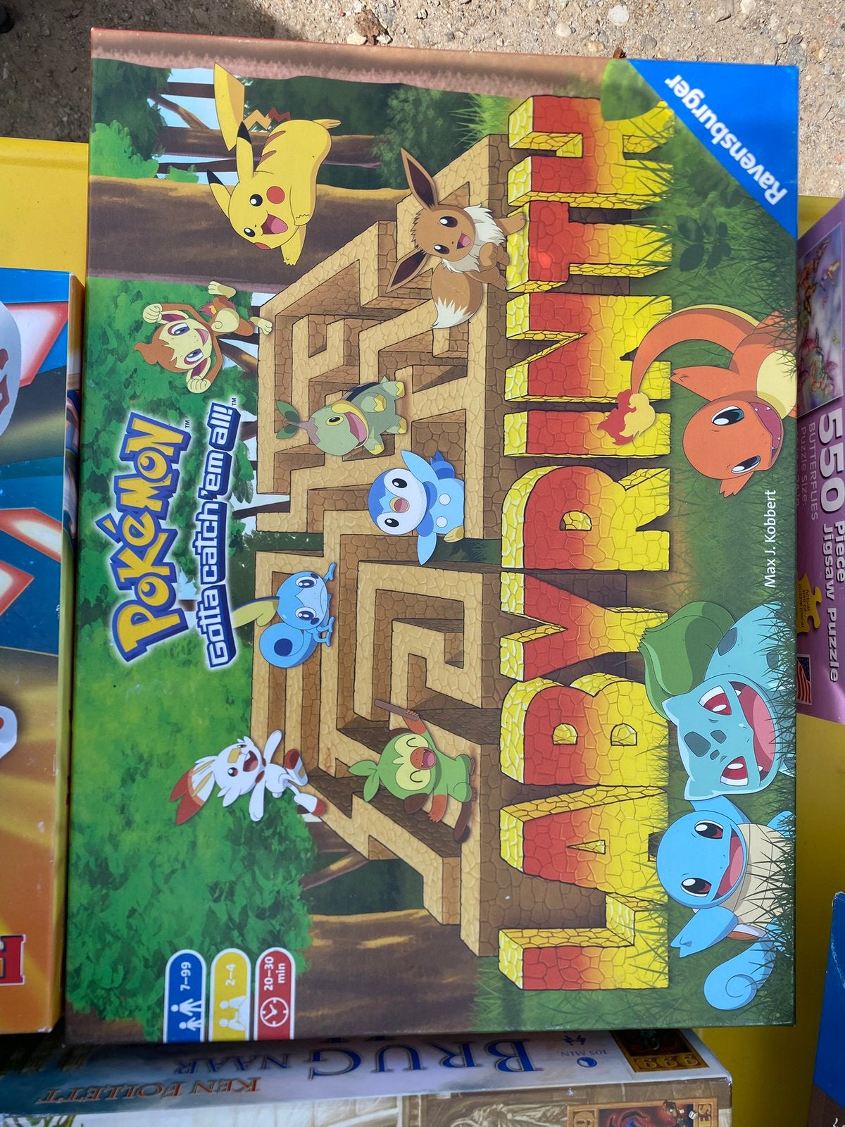 Pokémon gezelschapspel, Hobby en Vrije tijd, Ophalen, Zo goed als nieuw