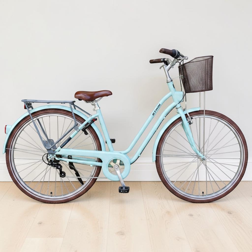 B'Twin Elops 520 damesfiets – Nieuwstaat – 100% Rijklaar!, Vitesses, Frein sur jante, 26 pouces ou plus, Comme neuf