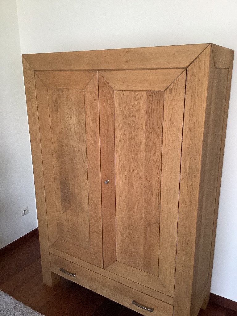 Eiken dressoir en buffetkast, Enlèvement, Utilisé, Chêne, Avec tablette(s)