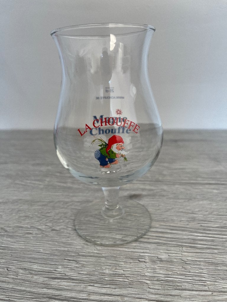 La chouffe glas, Verzamelen, Biermerken, Ophalen of Verzenden, Zo goed als nieuw