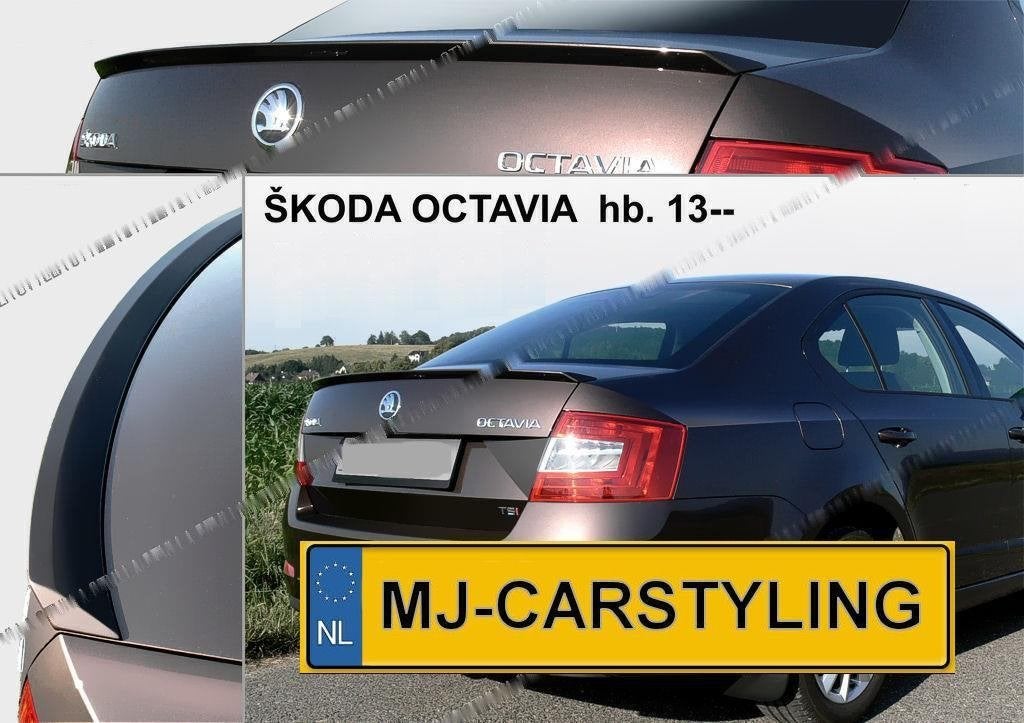 Skoda Octavia '13 HB - Achterklep spoiler III, Ophalen of Verzenden