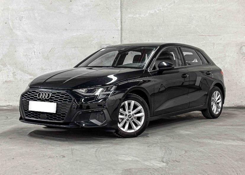 Audi A3 Sportback 30 TFSI 2022 - 130.000 km - Garantie 1 an, Achat, Euro 6, Entreprise, Noir