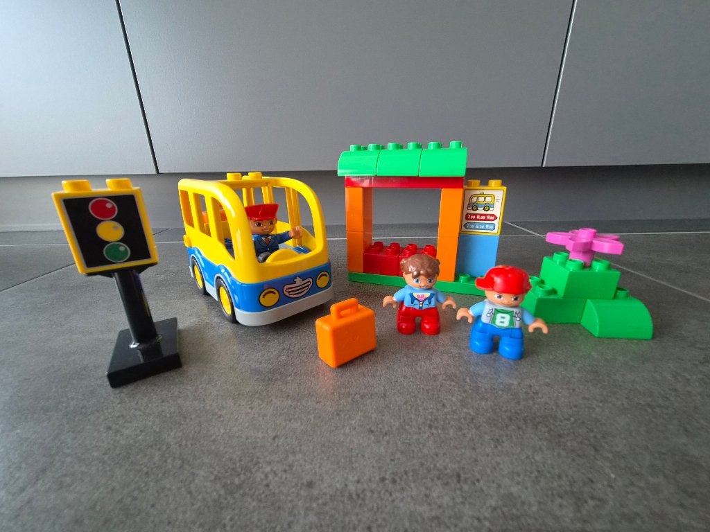 Duplo schoolbus 10528, Ophalen, Gebruikt, Compleet, Duplo