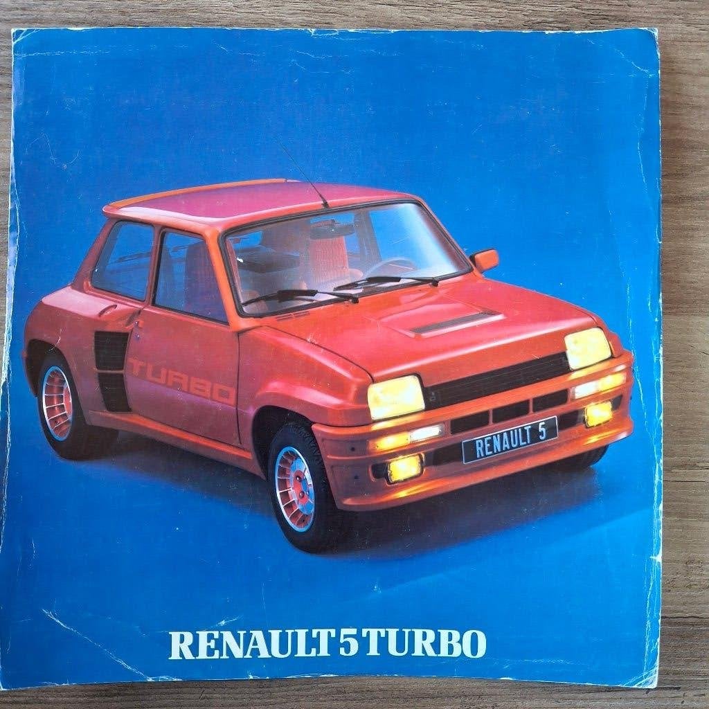 RENAULT  5  TURRBO    Model 1981, Ophalen of Verzenden, Gelezen, Renault