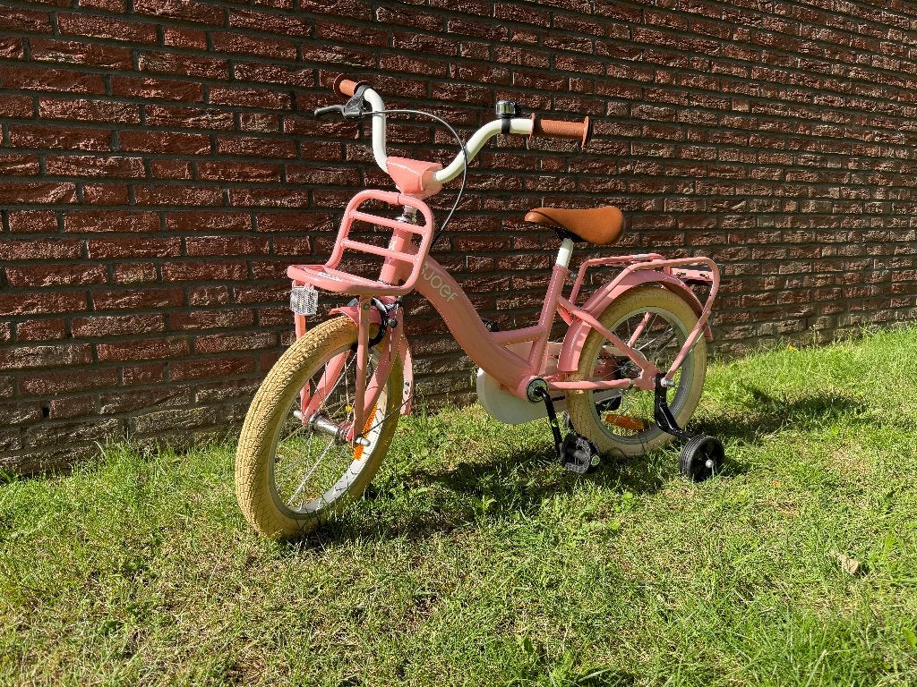 SJOEF Classic Meisjesfiets 16 Inch Roze, Fietsen en Brommers, Fietsen | Meisjes, Ophalen, Terugtraprem, Nieuw, Handrem