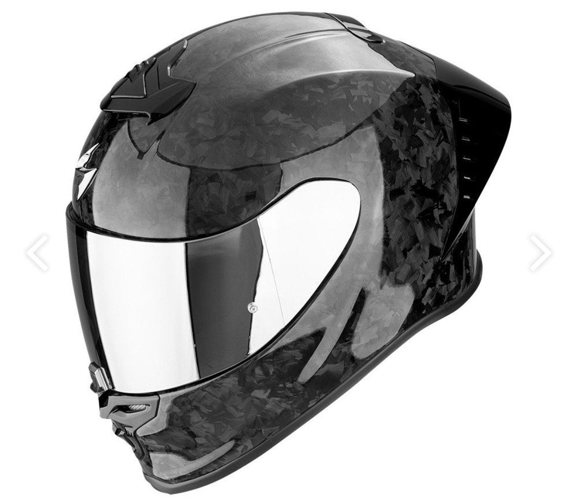Te koop Scorpion EXO-R1 EVO II ONYX CARBON AIR small, Motoren, Heren, Nieuw zonder kaartje, Integraalhelm, S