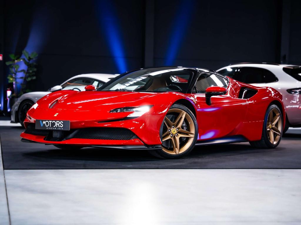 Ferrari SF90 Spider 4.0 V8 PHEV - Asseto Fiorano Pack - VAT, Auto's, Ferrari, Bedrijf, Te koop, SF90, ABS, Adaptieve lichten, Airbags