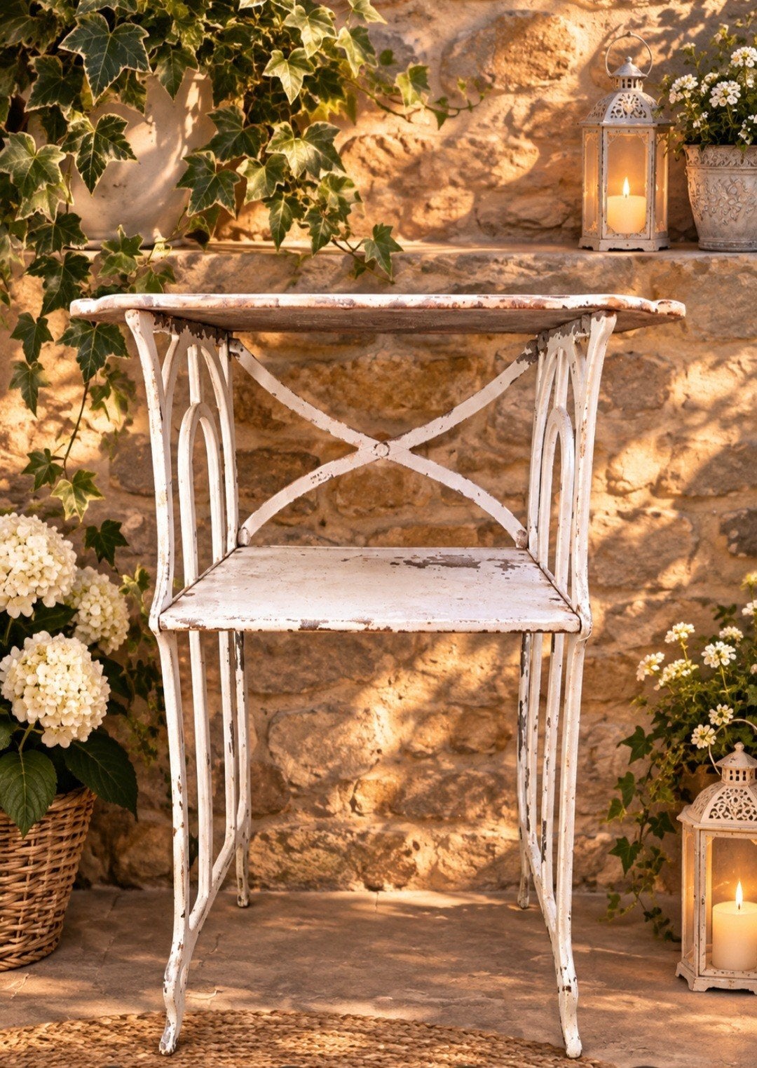 Ancienne table d appoint de cuisine en fonte Nestor Martin, Enlèvement ou Envoi