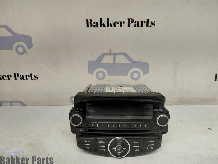 Radio CD Speler van een Chevrolet Aveo, Auto-onderdelen, Elektronica en Kabels, Chevrolet, Gebruikt, 3 maanden garantie