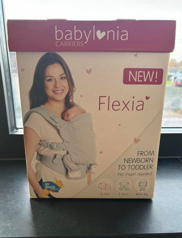 Draagzak flexia babylonia, Kinderen en Baby's, Babydragers en Draagdoeken, Ophalen, Zo goed als nieuw, Draagzak