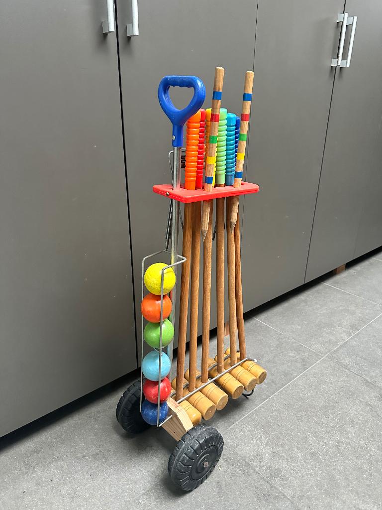 Polo tuinspel in kwaliteits materiaal, Hobby en Vrije tijd, Ophalen, Zo goed als nieuw