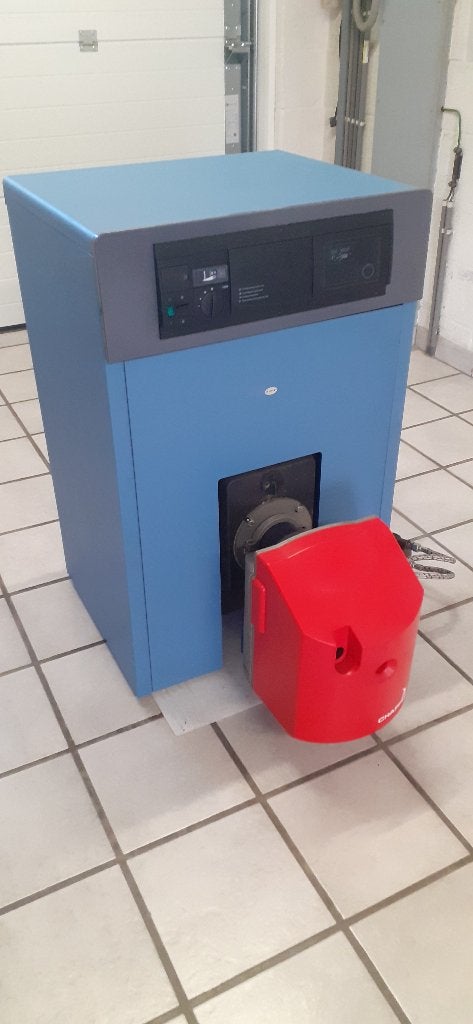 Chaudière mazout Saint roch 27KW de 2014,  bruleur Chappée, Ophalen, Zo goed als nieuw, Thermostaat