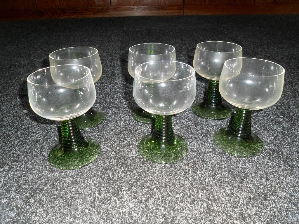 Vintage glazen, Collections, Verres & Petits Verres, Enlèvement, Comme neuf