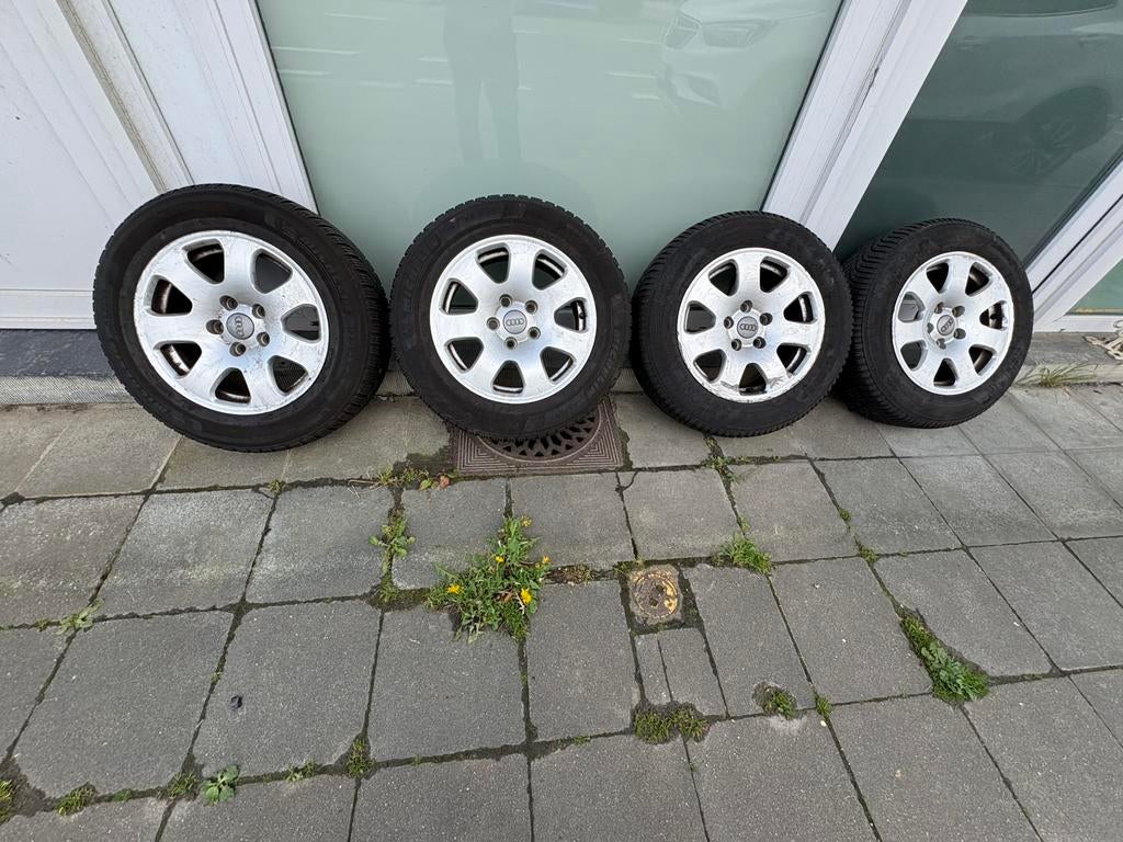 Jantes audi  5x112 kit hiver, Autos : Pièces & Accessoires, Pneus & Jantes, Enlèvement, Pneu(s)